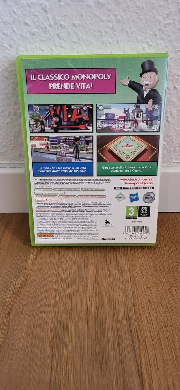 Microsoft Giochi: Xbox 360 - Monopoly (ITA) – Usato da Münsingen venduto da DigitaleSpielecke 1