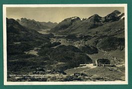 Muottas-Muragl, Blick gegen das Oberengadin, gelaufen 1925
