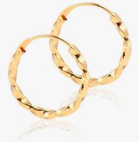 Ohrring Hoop Creolen Ohrringe - Gelbgold 18 Karat (750)