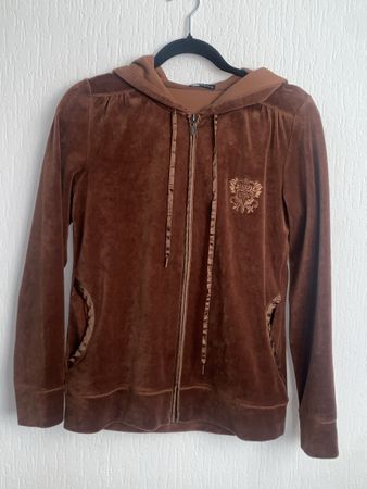 Sweater pyjama capuche 🤎🍂🐻velours marron BELDONA - S 