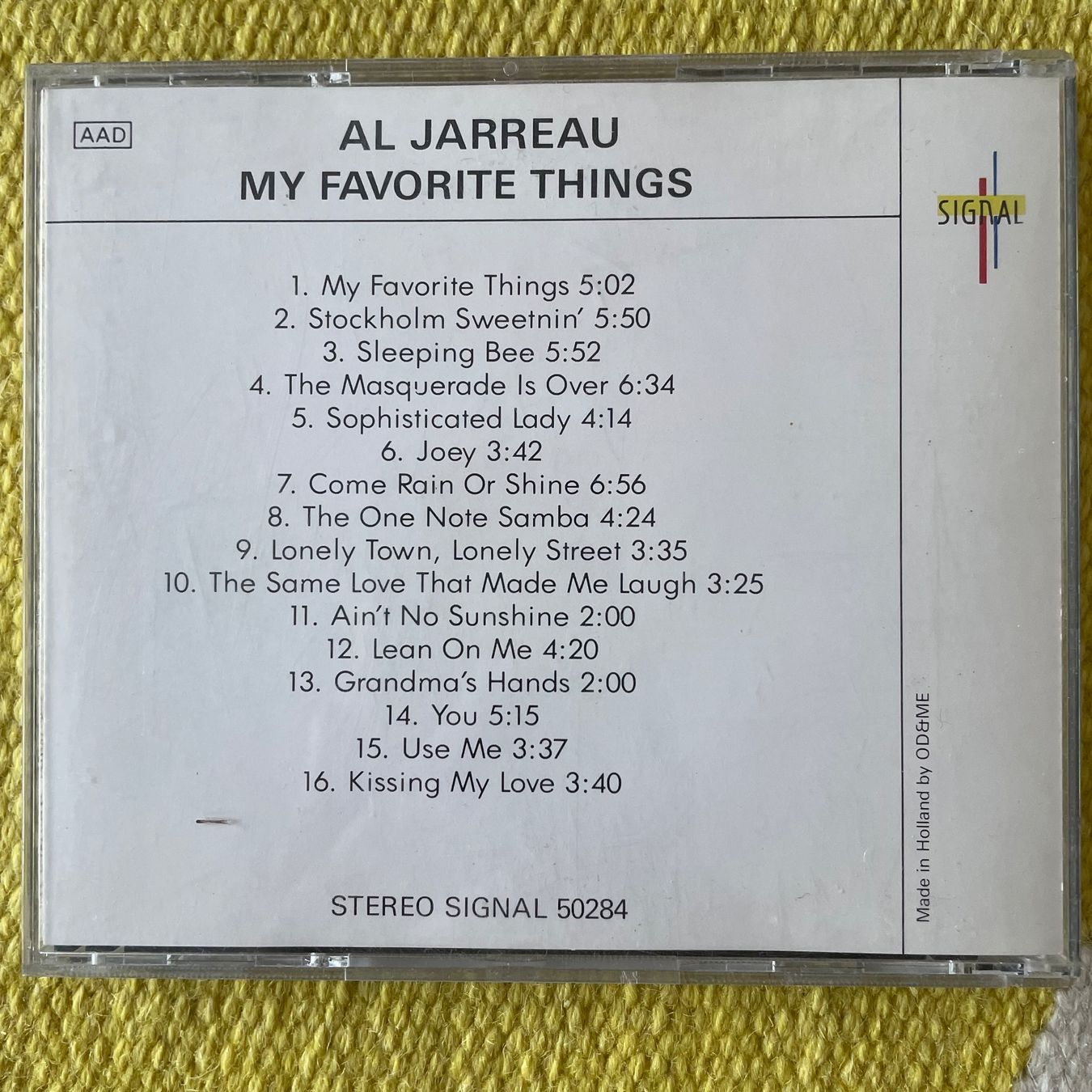 CDs: AL JARREAU-MY FAVORITE THINGS – Gebraucht aus Rorschacherberg von CD-Roli 1