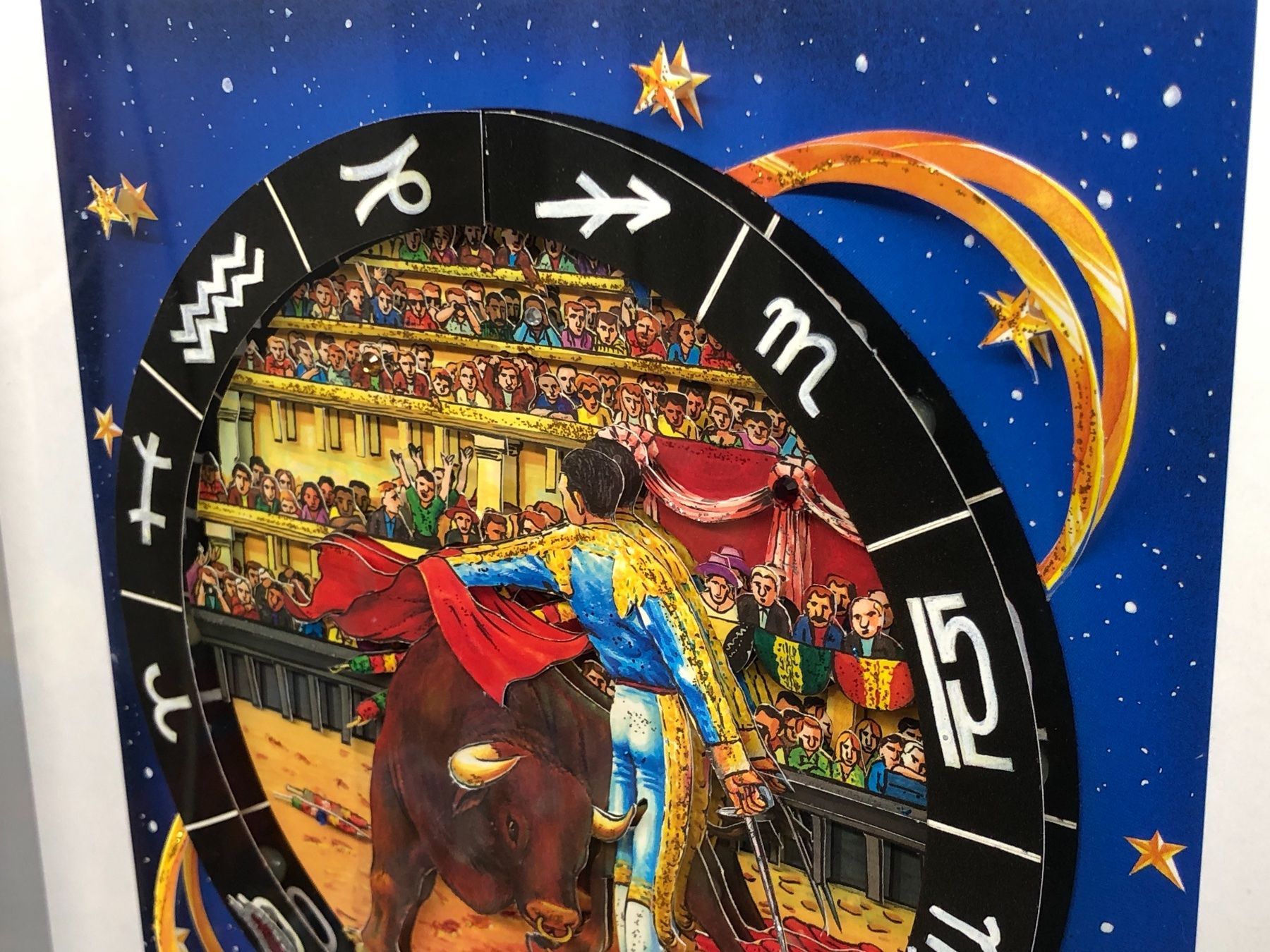 Dipinti: 3D Bild / Sternzeichen Stier / 40x40cm - Silber – Nuovo e nell'imballaggio originale da Bergdietikon venduto da Garak 4