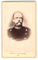 Fotografie Graf Otto von Bismarck im Üb