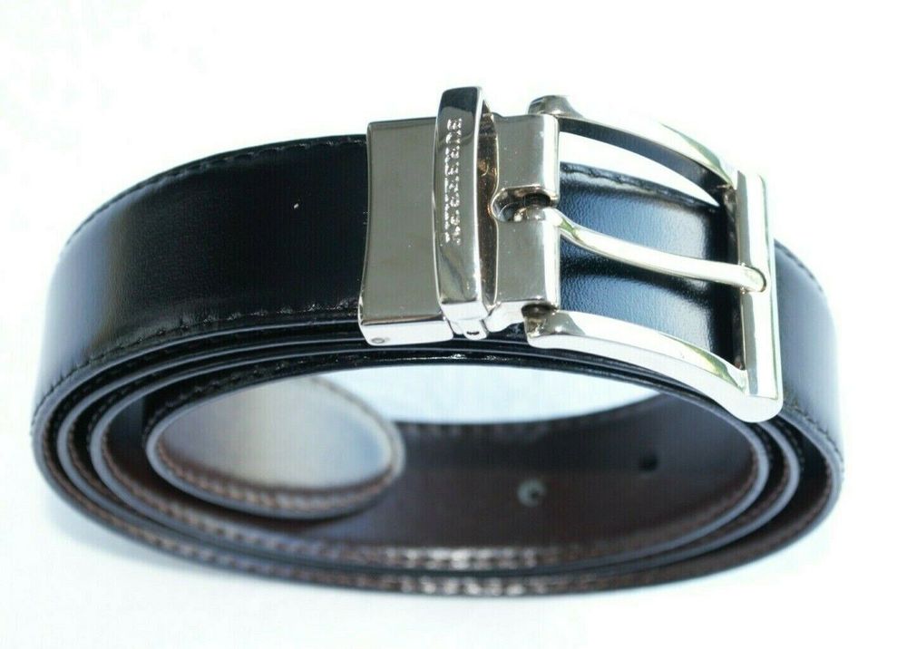 BOSTANTEN Herrengürtel Aus Leder – Wendbar, 2-in-1, 3,5 Cm Breit, Für Jeans & Anzug, Mit Geschenkbox