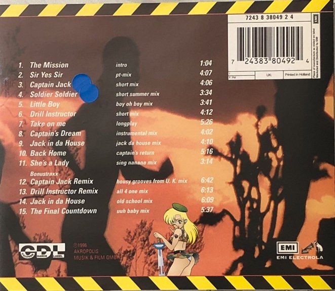 CD: Captain Jack – The Mission – Usato da Grüningen venduto da azulgris 1