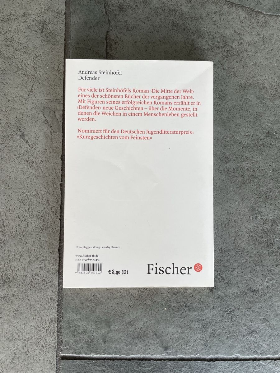 Livres: Andreas Steinhöfel - Defender – D'occasion à Zollikon par yul_5wgc 1