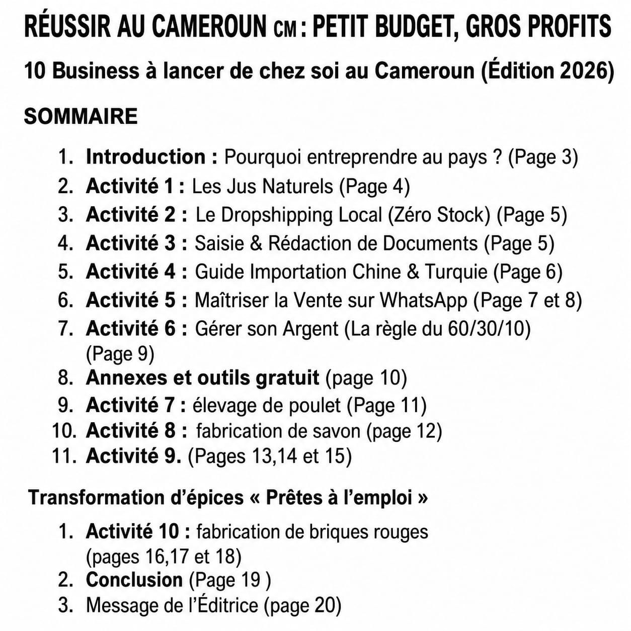 Bücher: Gagner de l argent Guide business – Neu und originalverpackt aus Boudry von sportethobby 2