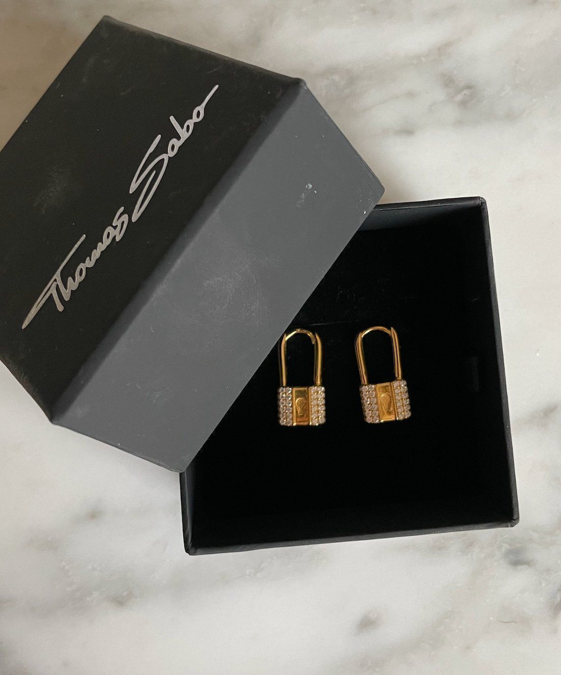 Thomas Sabo Orecchini pendenti & Orecchini a lobo: Thomas Sabo Ohrringe, Schloss Gold – Nuovo e nell'imballaggio originale da Rothenburg venduto da sell-to-move 3