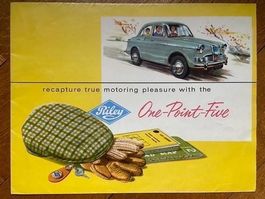RILEY ONE-POINT-FIVE Prospekt ca 1963 1964 British Motor Co.