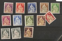 13 Helvetia mit Schwert **