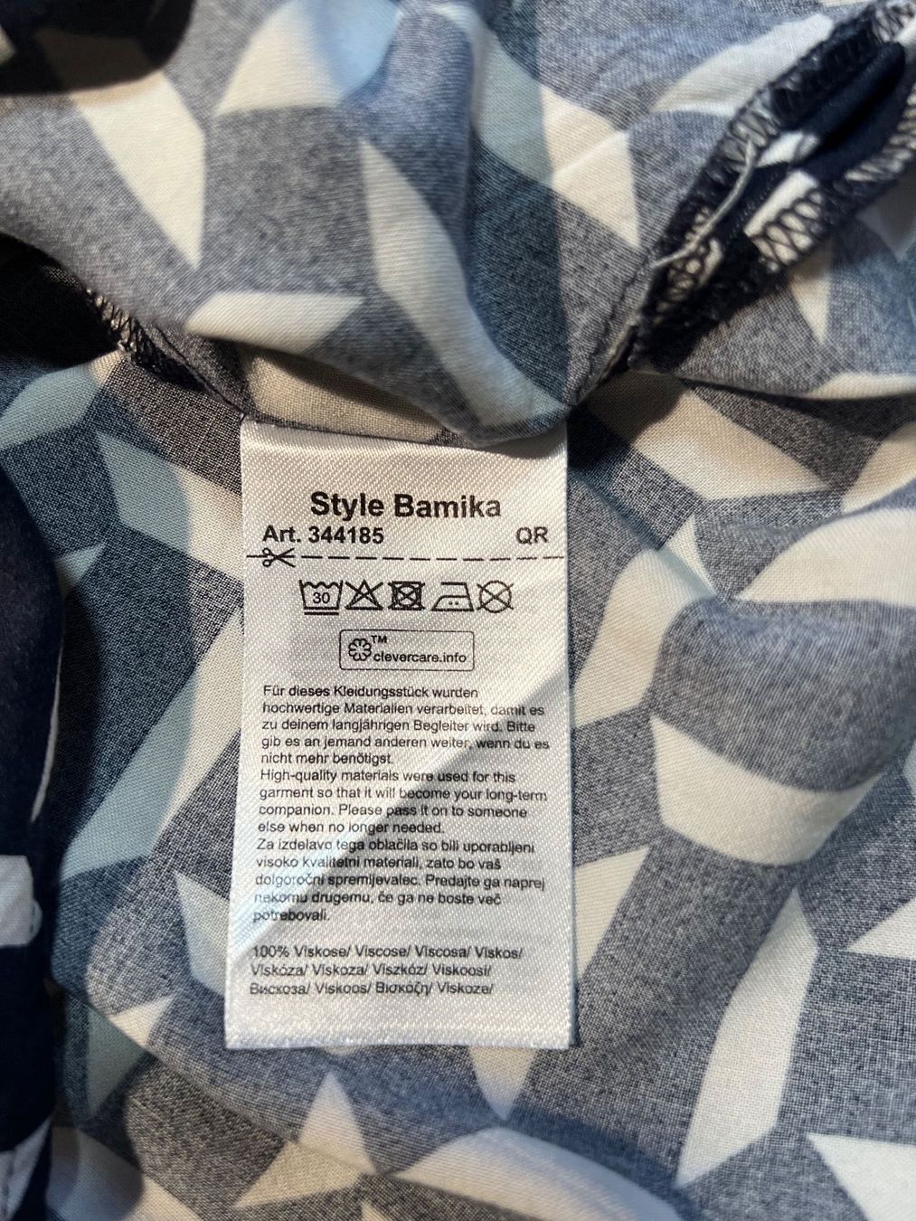Camicette: Bluse Gr. 38 StreetOne blau/beige – Usato da Unterentfelden venduto da Mcgisi 3