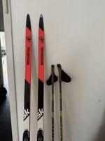 Langlauf cross country skate ski set Rossignol Swix