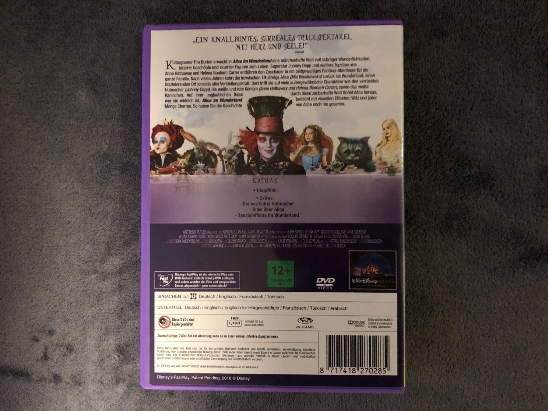 Tutti i DVDs: DVD Alice im Wunderland – Usato da Regensdorf venduto da scheissspiel 1