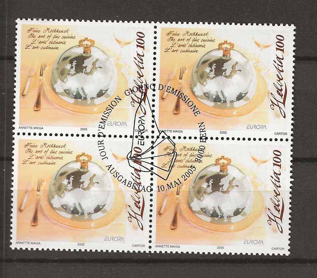 Alle Briefmarken: B1162 - Europa 2005  B4 1er jour – Gebraucht aus Trélex von Phil_Albert