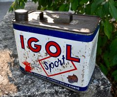 Vintage Öldose / Bidon  IGOL Sport  France 5 Liter
