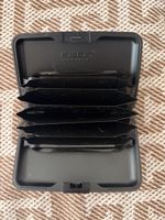 ÖGON Aluminium Kartenetui / Wallet Silber