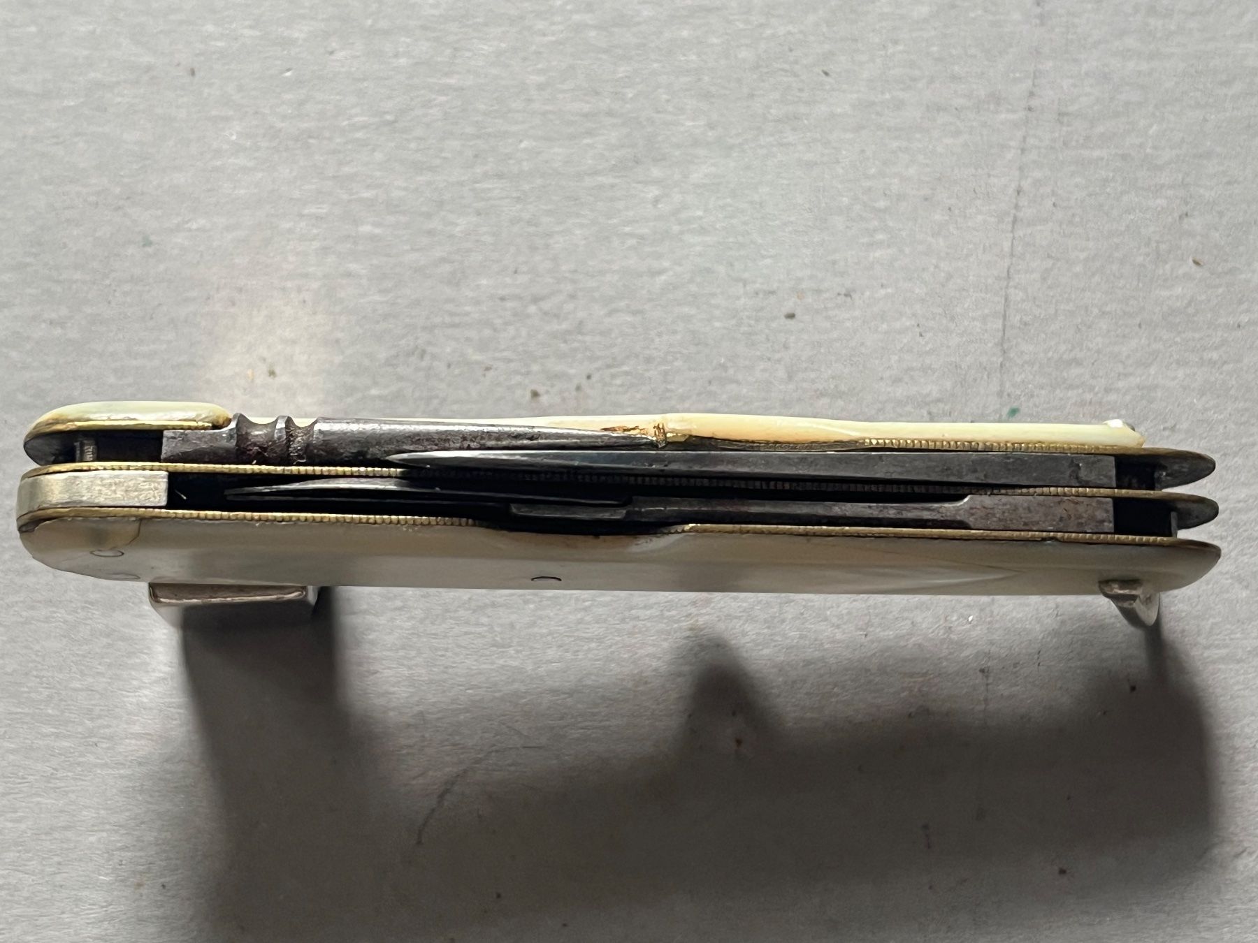 Taschenmesser: Antikes Perlmutt-Sackmesser 71 mm – Gebraucht aus Zürich von FV.vintage 4