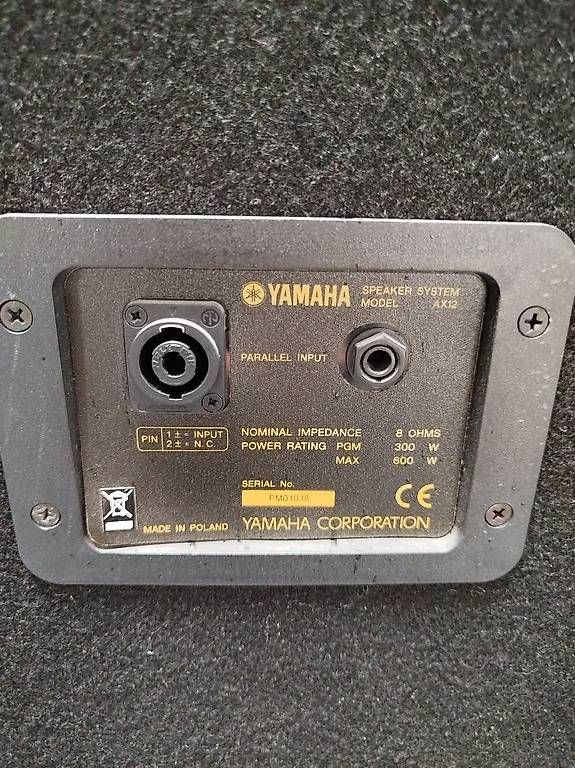 Yamaha Casse acustiche: Yamaha AX12 PALautsprecher mit Amp – Usato da Twann venduto da murphysroom 2