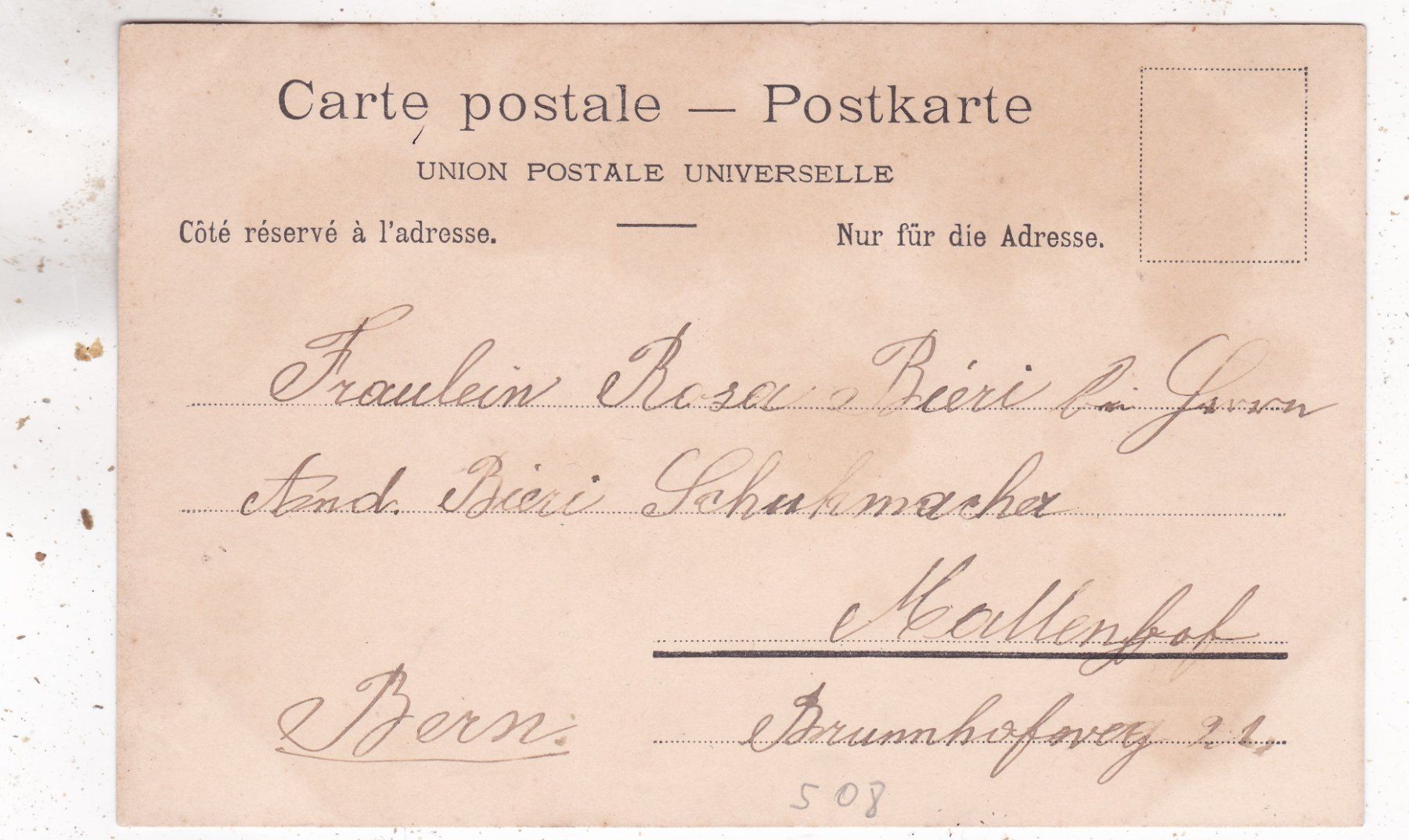 Cartes postales: Thun Kirche und Schloss – D'occasion à Herisau par Lisegrat2008 1