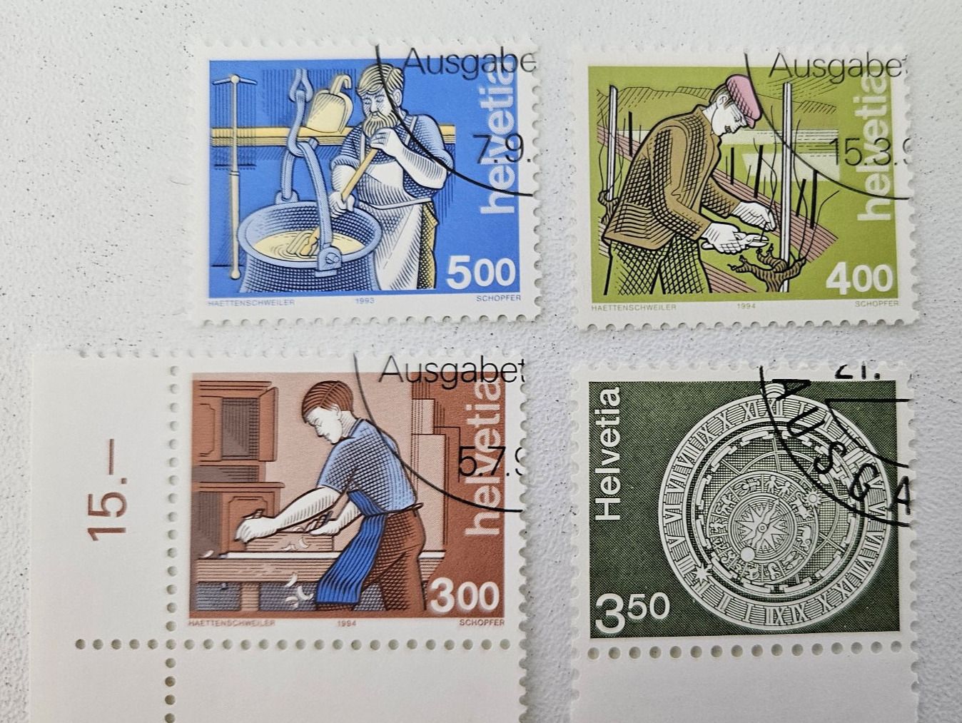 Tutti i francobolli: hohe Werte mit ET Stempeln ab 1.-- – Nuovo (secondo la descrizione) da Buttikon SZ venduto da Marcelr