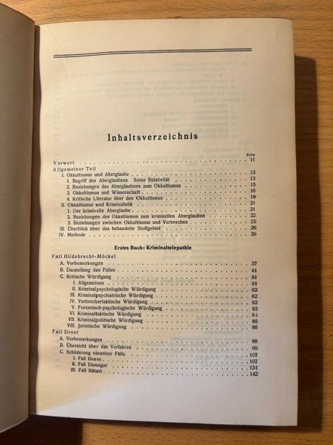 Libri: Buch: "Okkultismus und Verbrechen" 1929 – Usato da Seon venduto da retep012 2