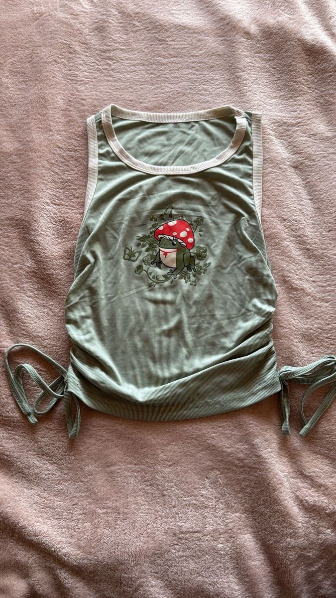 Top: Süsses Top mit Frosch, Gr. S – Usato da Heiden venduto da Bettyk11.