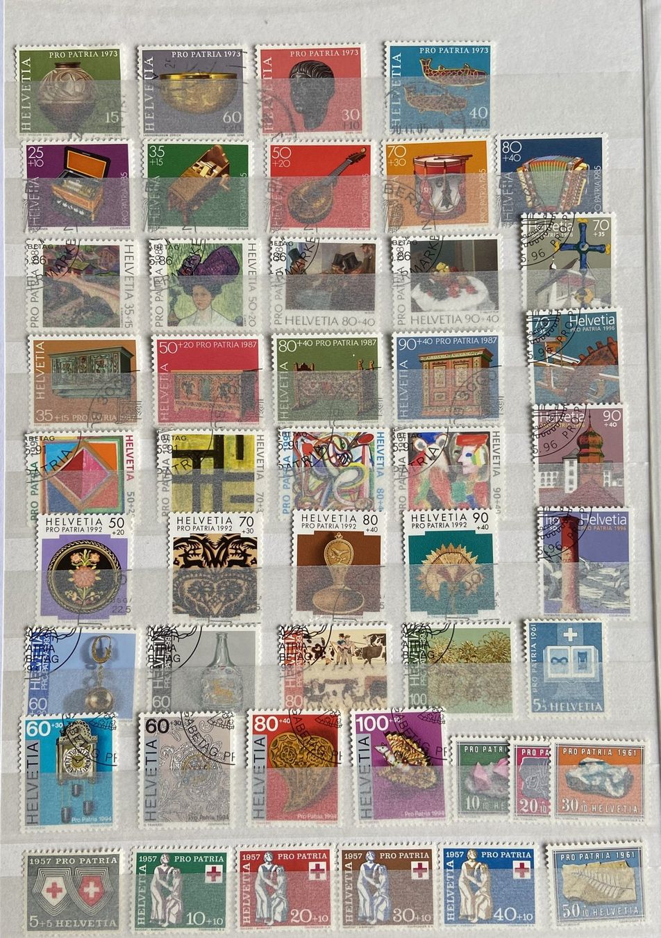 Alle Briefmarken: 4 Seiten  Pro Patria – Neu (gemäss Beschreibung) aus Böckten von Hansi36 3