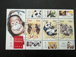 Chinese New Year Irland 2004   Block gest.  (A888)