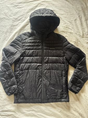 Jack and Jones Steppjacke schwarz mit Kapuze, guter Zustand 