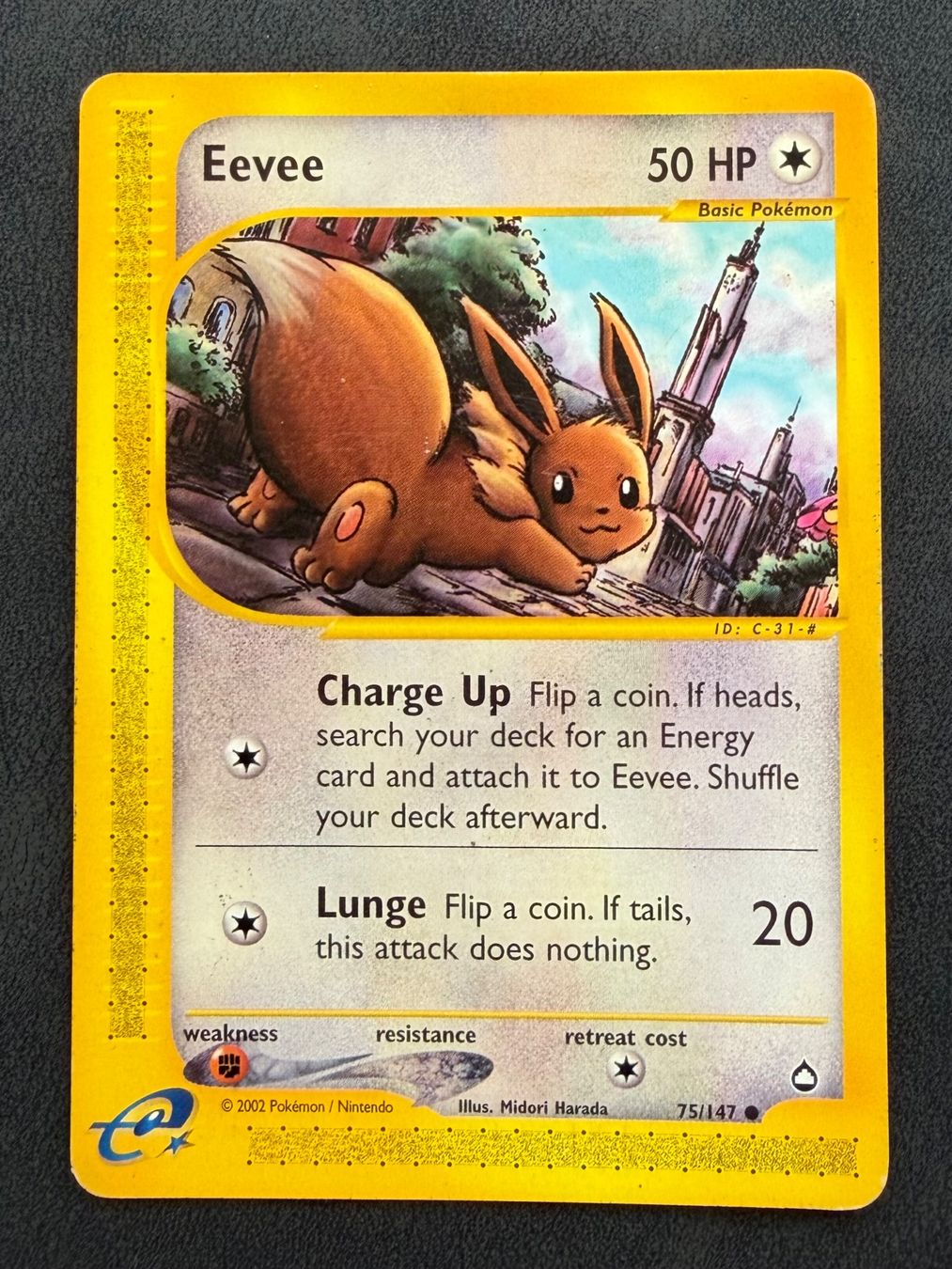 Pokémon Sammelbilder & Trading cards: Eevee 75/147 | Aquapolis | EN – Gebraucht aus Aarau von fgr15