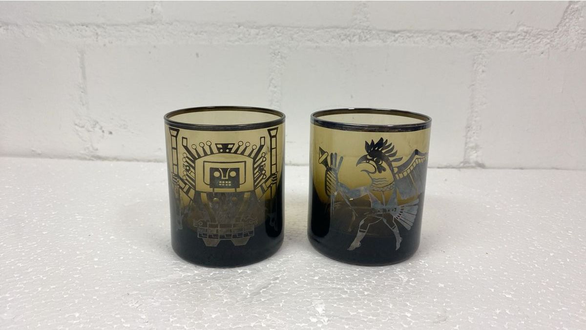 Riedel Verres: 2 Kristallgläser Riedel mit Silberrand Austria – D'occasion à sursee par trilli-tralli 1