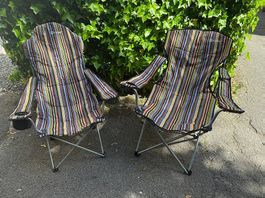 2 Outwell Campingstühle Santos & Campinas  wenig gebraucht