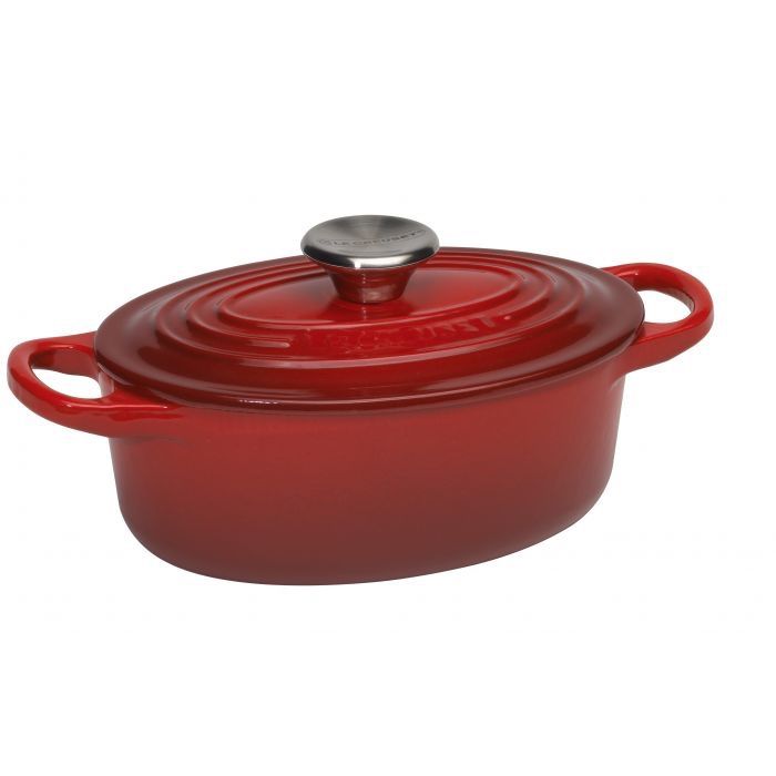 Chasseur Gusseisen Bräter Oval 33cm 7,1L - Rubinrot Für Alle Herdarten