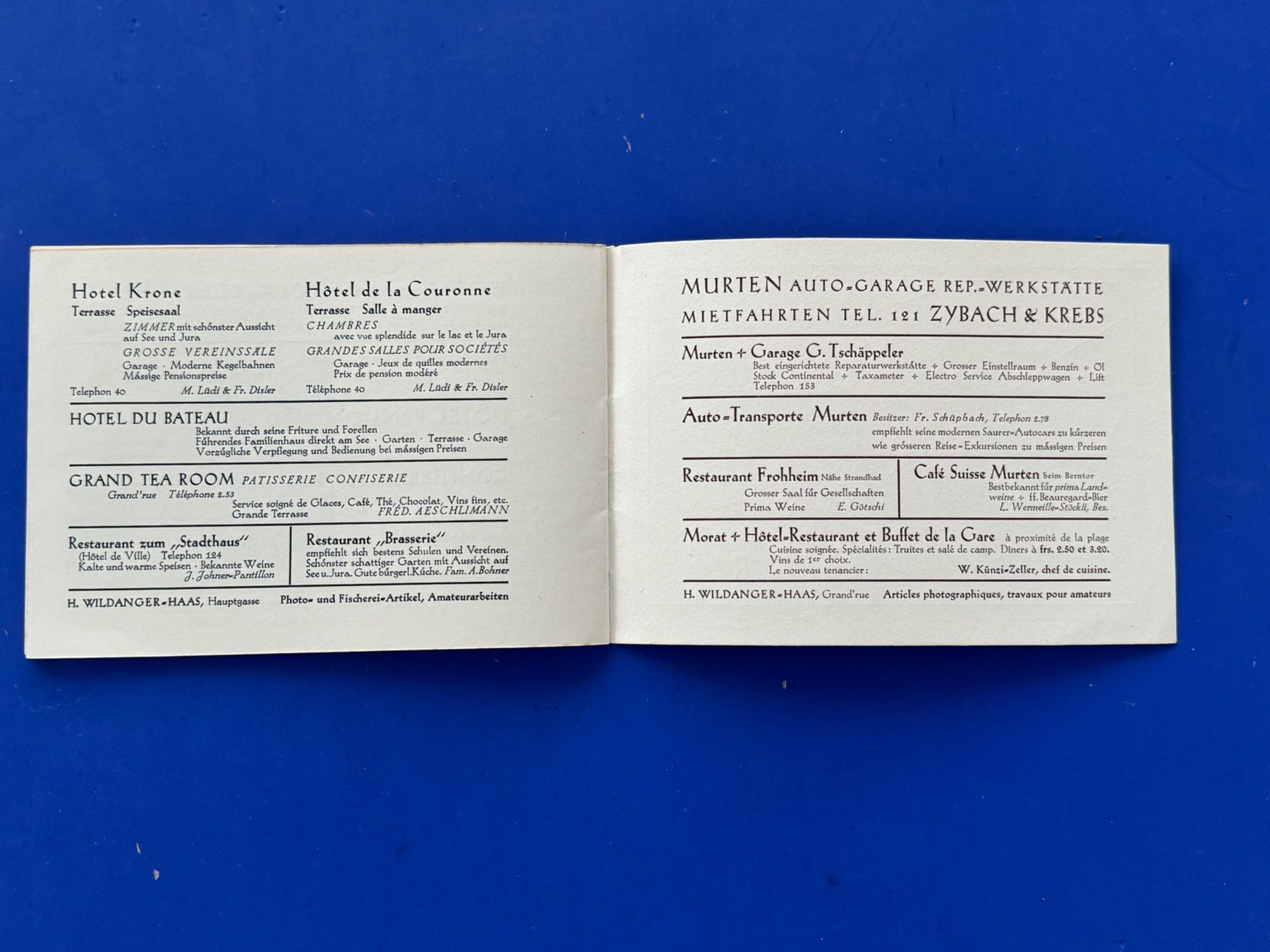 Libri: Murten / Morat. illustrierter Prospekt ca 1920 – Usato da Adliswil venduto da buch_und_kunst 4