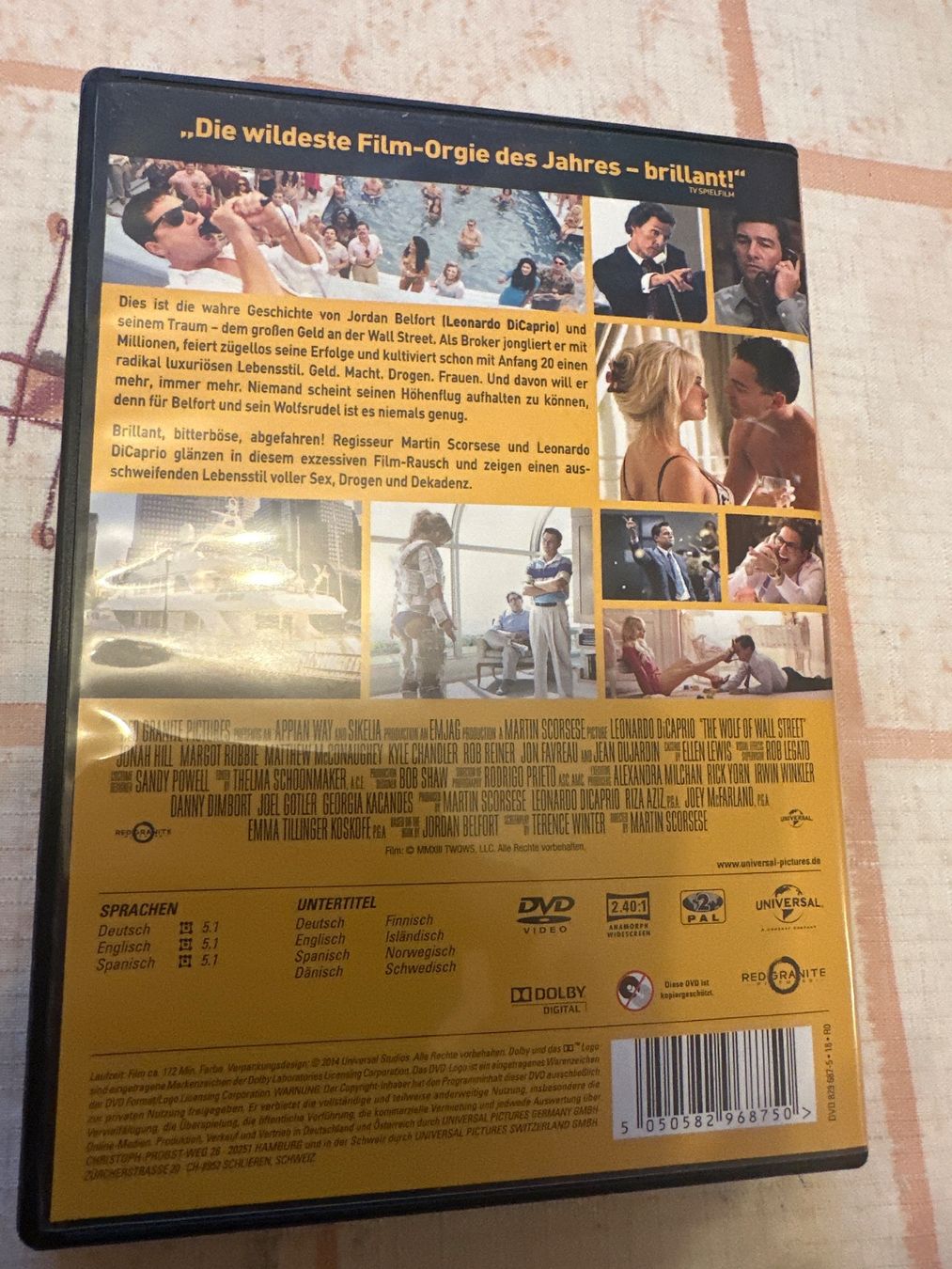 Alle DVDs: The Wolf of Wall Street – Gebraucht aus Schaffhausen von D-MAC 1
