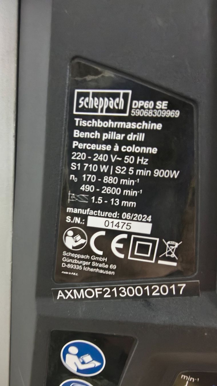 Scheppach Bohrmaschinen: Scheppach Tischbohrmaschine DEFEKT – Defekt aus Aadorf von rol_yw6q 2