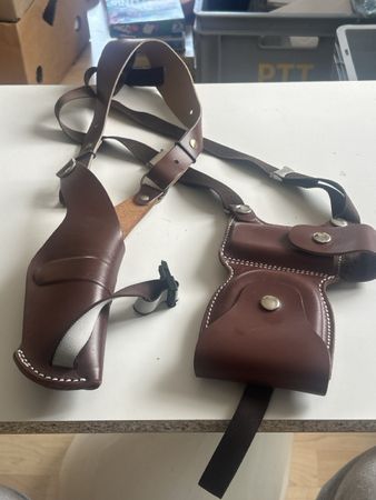 Schulterholster Leder braun Sickinger Quick Draw (I10)