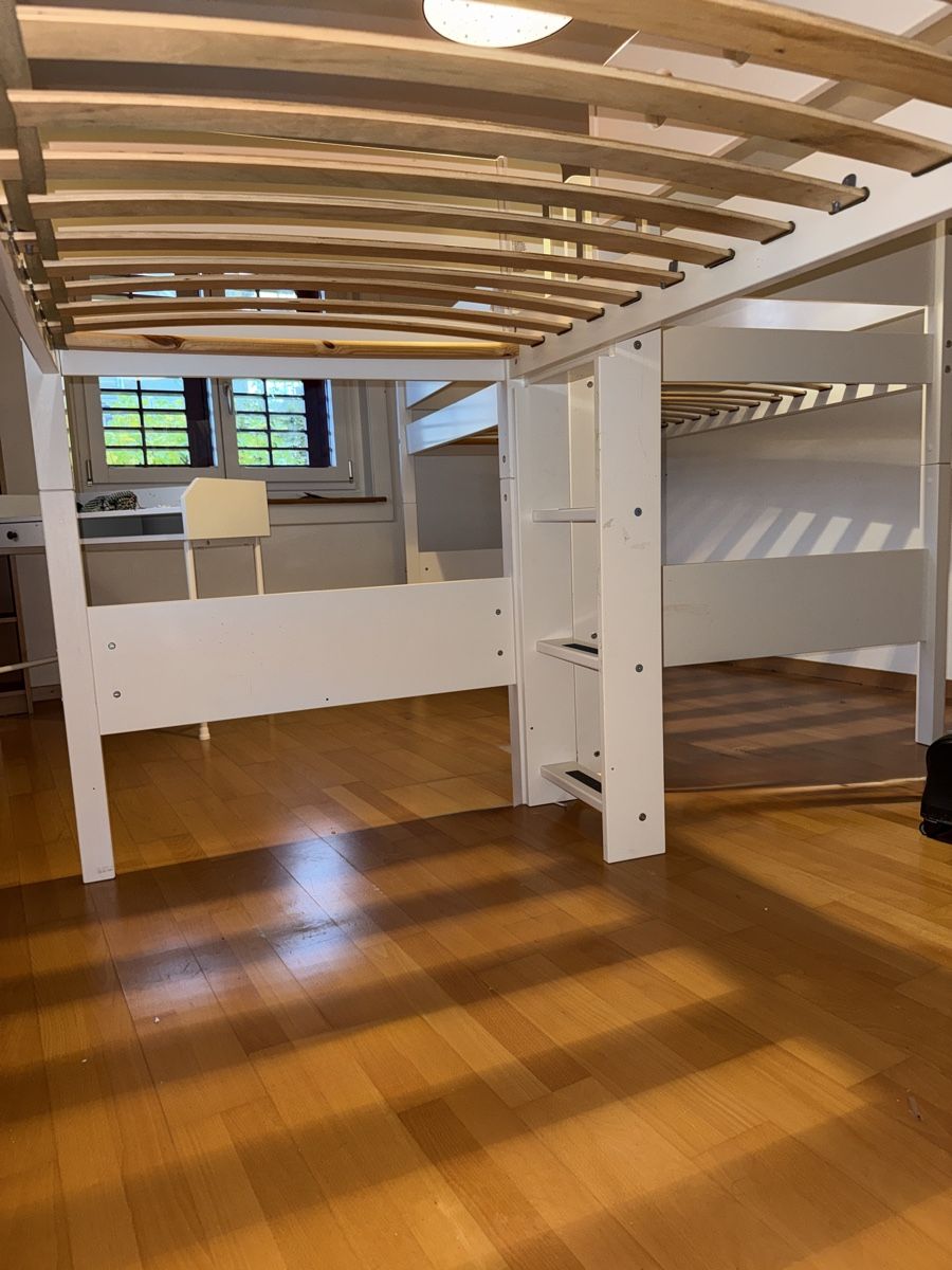 Flexa Letti: Flexa Halbhochbett Modular erweiterbar, weiss mit Lattenrost – Usato da Horgen venduto da Electrinimal 3