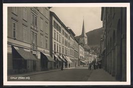 AK Chur, Strassenpartie im Ortskern