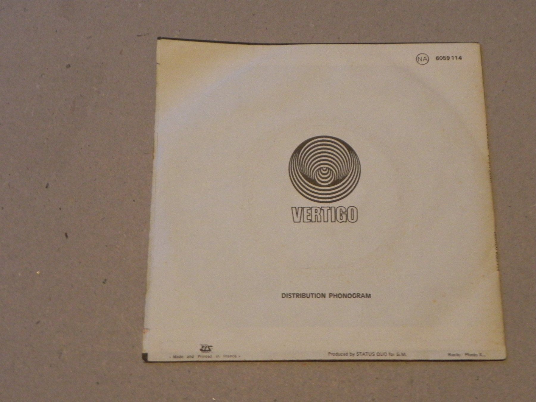 Dischi in vinile: Single brit. Rock Hardrock Band Status Quo 1975 Down Down – Usato da Siebnen venduto da krimsie 1