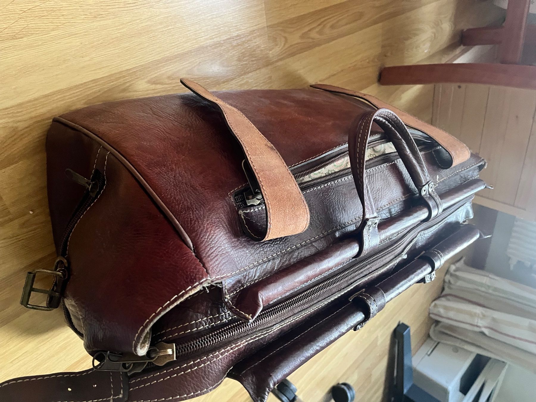 Borse: Reisetasche Leder braun gebraucht – Usato da Zürich venduto da Suenneli161 1