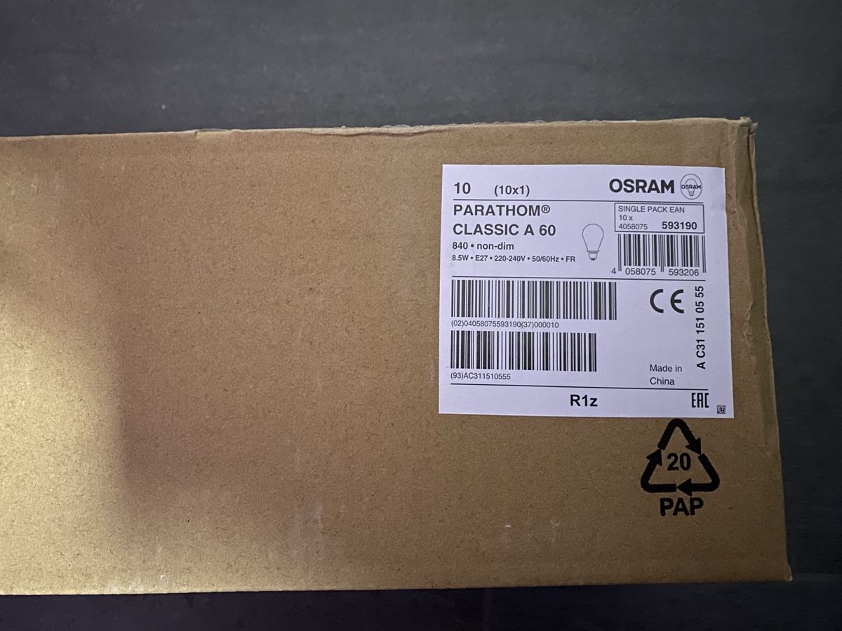 Osram Lampade: 10 x OSRAM PARATHOM CLASSIC A 60 LED – Nuovo e nell'imballaggio originale da Sissach venduto da Funatiker 1