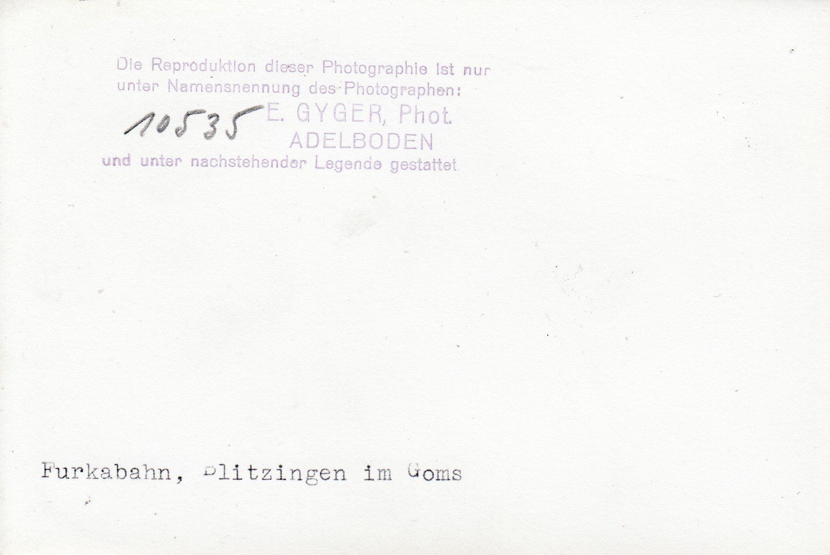 Cartoline postali: Blitzingen  VS  im Goms – Usato da Brig venduto da Valcards54 1