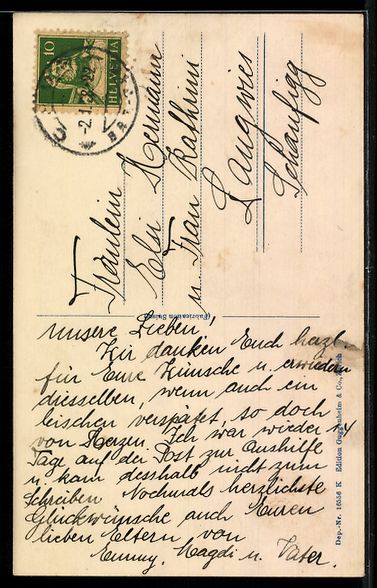 Ansichtskarten: AK Chur, Hof, Kirche – Gebraucht aus Berlin von bartko-reher 1