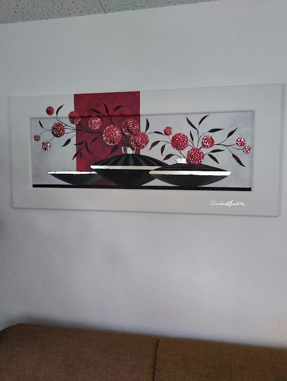 Foto & Immagini: Gemälde, Wandbild, Blumen Stillleben, moderne Kunst, Top! – Usato da Grosswangen venduto da mis_c9k6 2