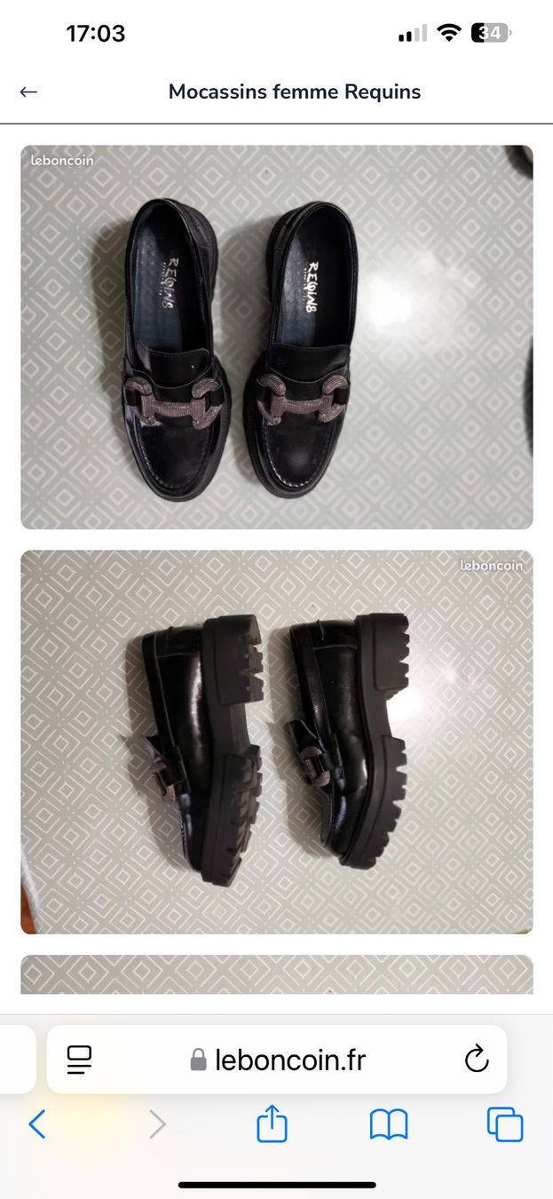Damenschuhe: Schwarze Lack-Mokassins Gr. 36 – Gebraucht aus Kreuzlingen von met_w8z6 2