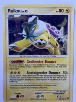 Pokemon Karte Raikou Holo Swirl Secret Wonders vintage 2008