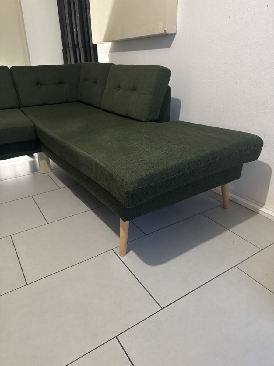 Divani: Beliani Sofa mit zwei Liegen und Mittel Hocker – Usato da Zürich venduto da 44sensation44 2