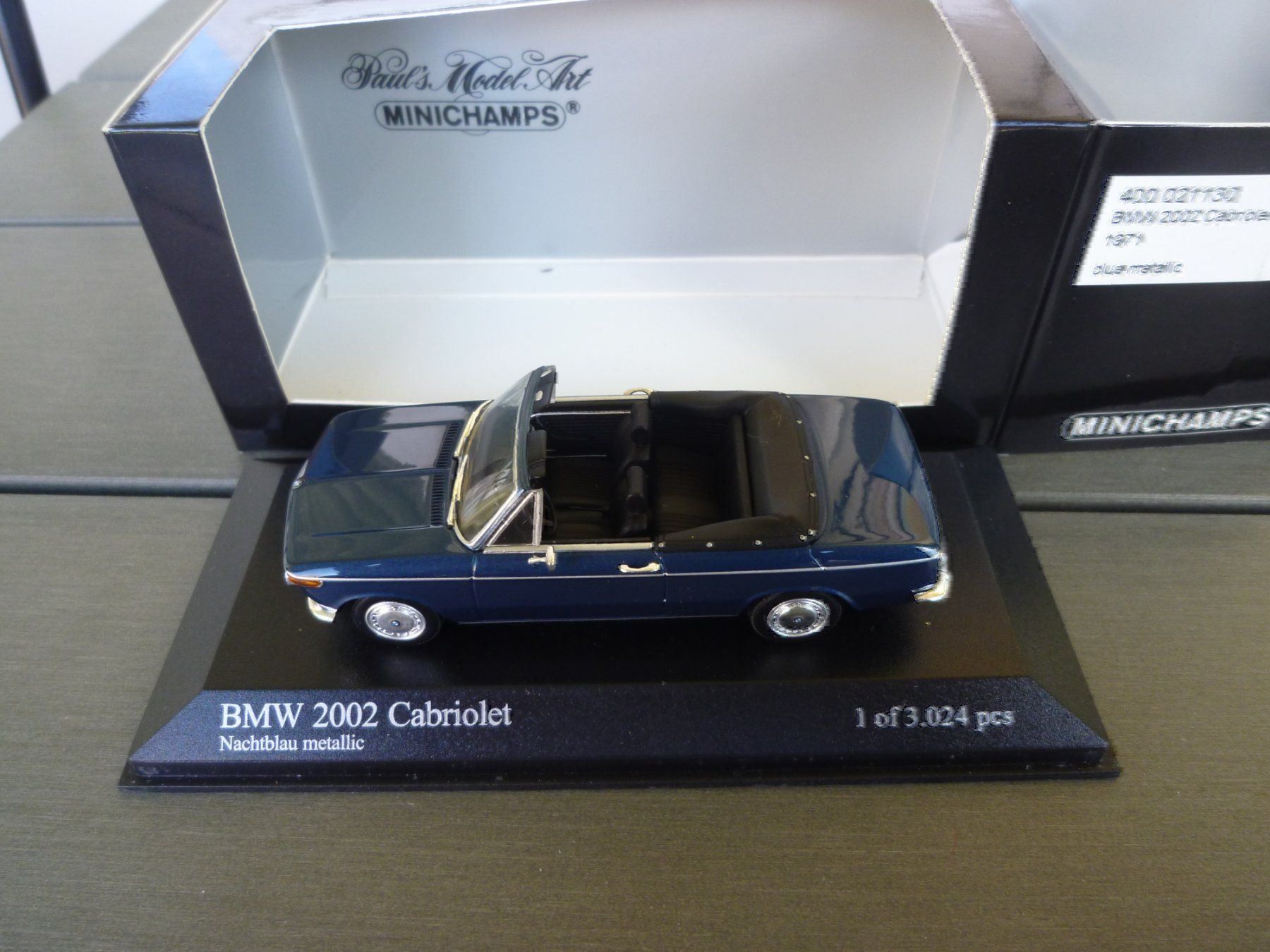 Modellini d'auto: BMW 2002 Cabriolet (1971) – Nuovo e nell'imballaggio originale da Flawil venduto da Imperiosud 4