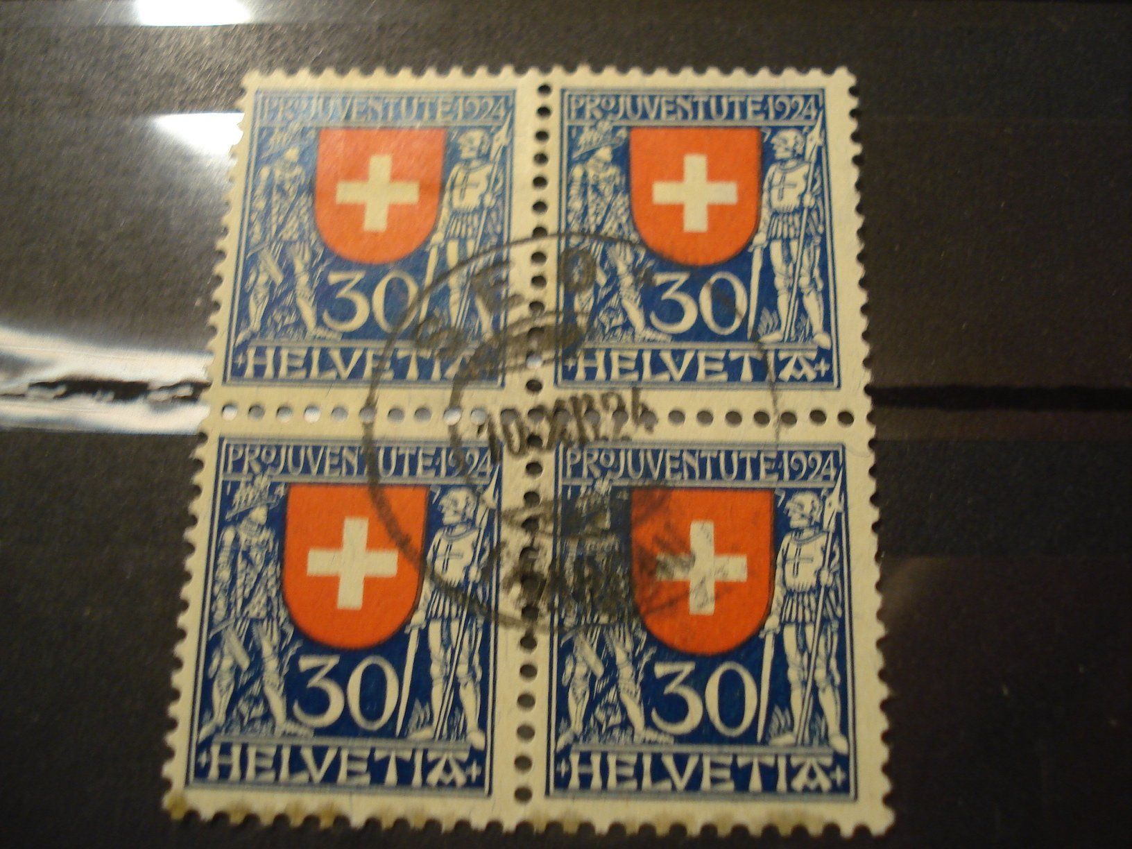 Tutti i francobolli: 4erblock Pro Juventute 1924, gestempelt – Usato da Niederwil AG venduto da morostahu